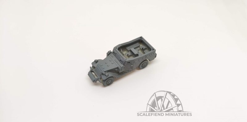 1/100 (15mm) Allied M3A1 Scout Car | White Scout Car