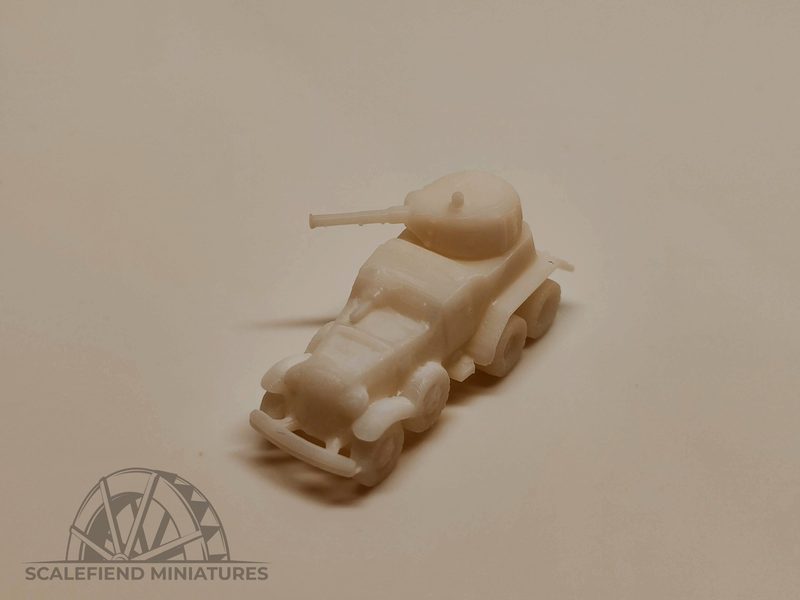 1/100 (15mm) Soviet BA-10 Armored Car