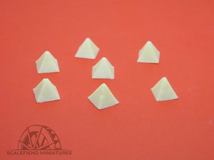 1/100 Dragon's teeth tank obstacles