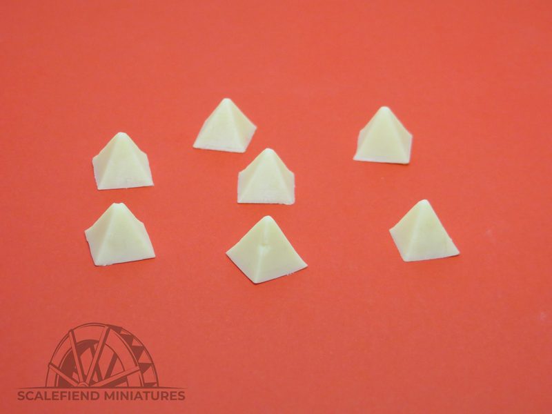 1/100 Dragon's teeth tank obstacles