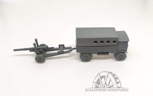 1/100 (15mm) ACE Matador & 5.5 inch howitzer