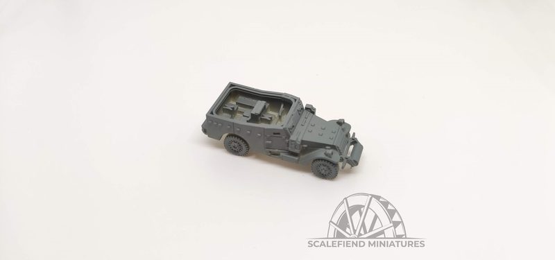 1/144 (12mm) Allied M3A1 Scout Car | White Scout Car