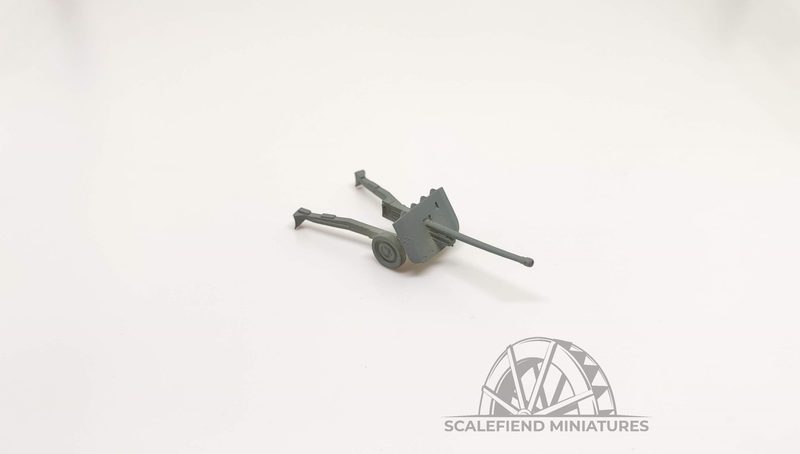 1/100 (15mm) British 17 pdr pounder anti-tank gun