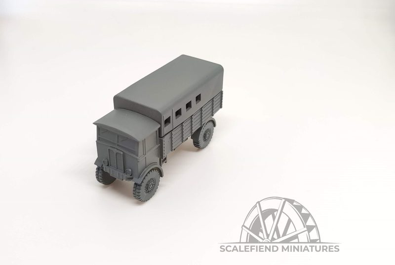 1/144 (12mm) British AEC Matador 4x4 Truck - removable tilt