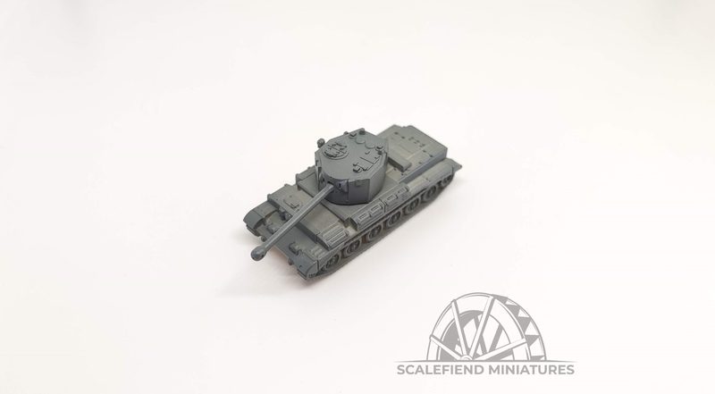 1/100 (15mm) British Challenger tank