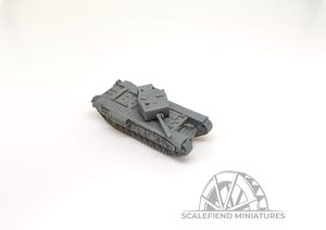 1/100 (15mm) British Churchill IV tank 6 pounder