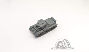 1/100 (15mm) British Cromwell IV 75mm tank