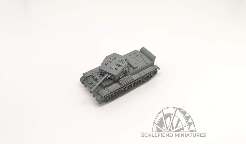 1/100 (15mm) British Cromwell IV 75mm tank