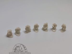 1/100 (15mm) British Infantry WWII Gun Crew (7 men)