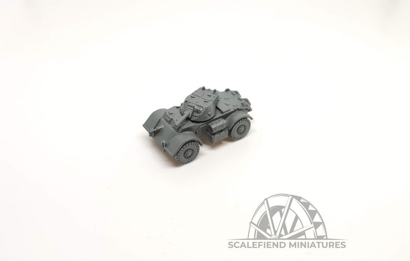 1/144 (12mm) British Staghound Mk I armoured scout car
