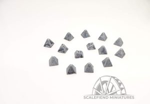 1/144 (12mm) Dragon's teeth tank obstacles- small and large