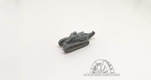 1/144 (12mm) French FT-17 Tank with cannon turret