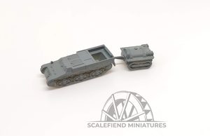 1/144 (12mm) French Lorraine 37 & Fuel Trailer