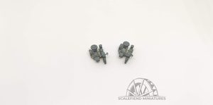 1/144 (12mm) German BMW R-71 motorbike and sidecar x2