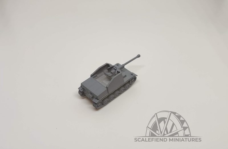 1/144 (12mm) German Marder II Sdkfz 131 self-propelled gun