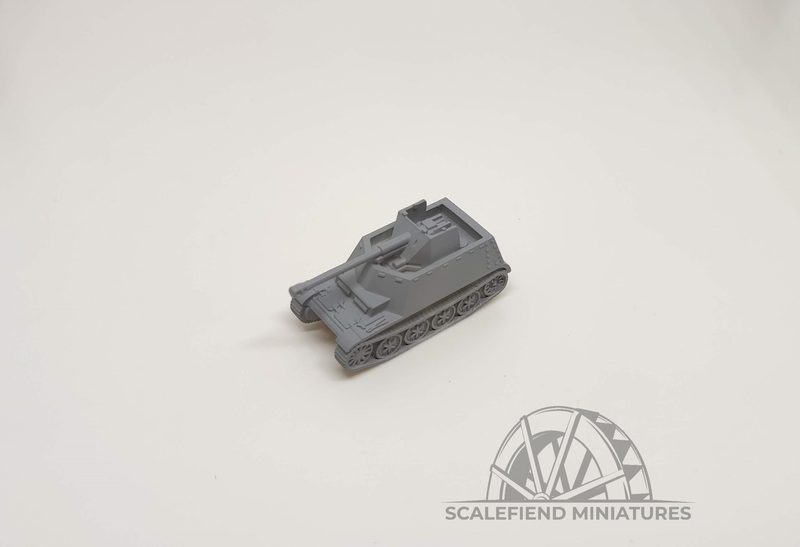 1/100 (15mm) German Marder II Sdkfz 132 self-propelled gun