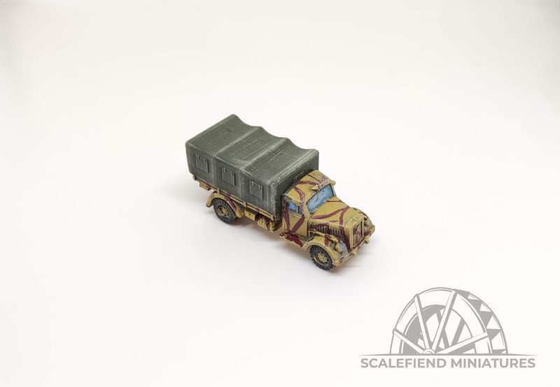 1/144 (12mm) German Opel Blitz Truck with tilt raised