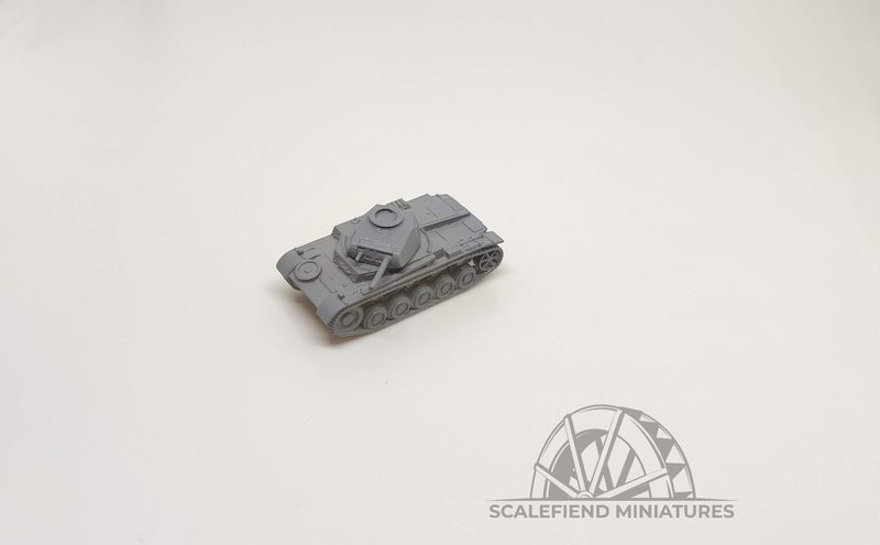 1/144 (12mm) German Panzer II C Tank
