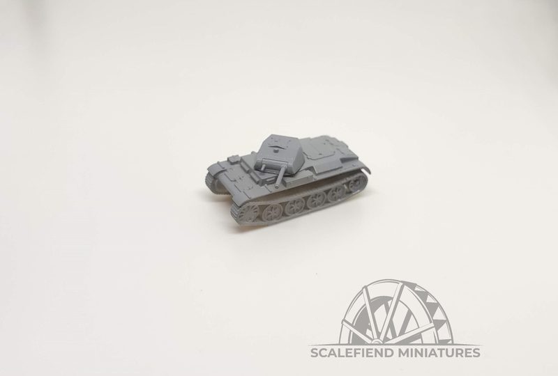 1/100 (15mm) German Panzer II D Tank
