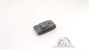1/100 (15mm) German Panzer II F Tank