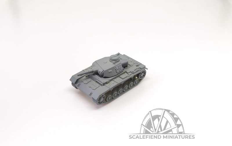 1/144 (12mm) German Panzer III H