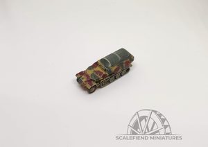 1/100 (15mm) German sd.kfz. 251 Ausf C Hanomag covered half-track
