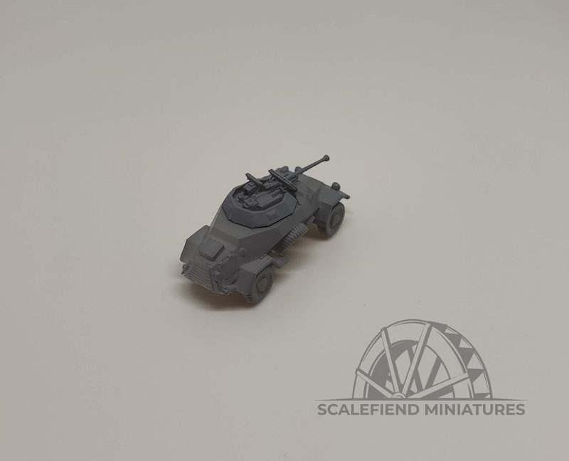 1/144 (12mm) German SDKFZ 221 2.8 cm sPzB 41