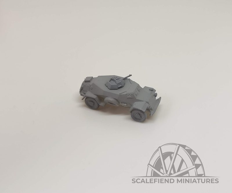 1/100 (15mm) German SDKFZ 221 armored car
