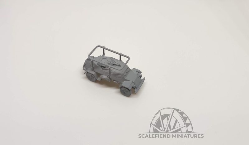 1/100 (15mm) German SdKfz 223 armored car x2
