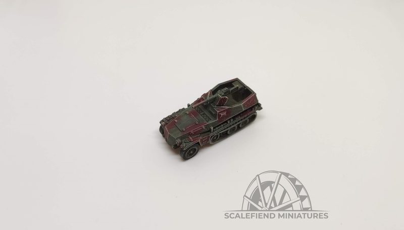 1/144 (12mm) German SDKFZ 250 A10 37mm half-track