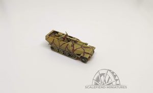 1/100 (15mm) German SDKFZ 251/22 D Pak 40 half track