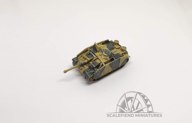 1/144 (12mm) German Stug III G with side skirts