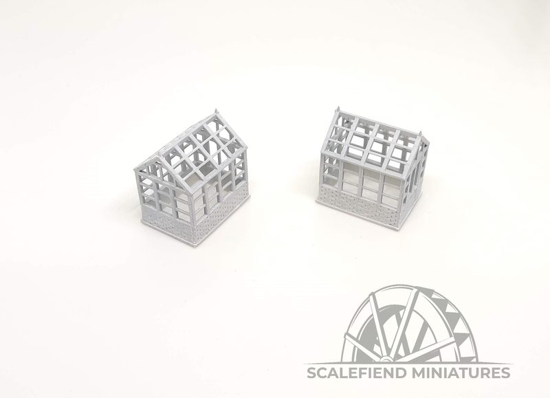 1/144 12mm Greenhouse x2