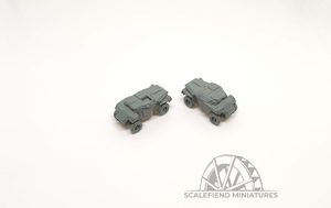 1/144 (12mm) Humber scout car x2