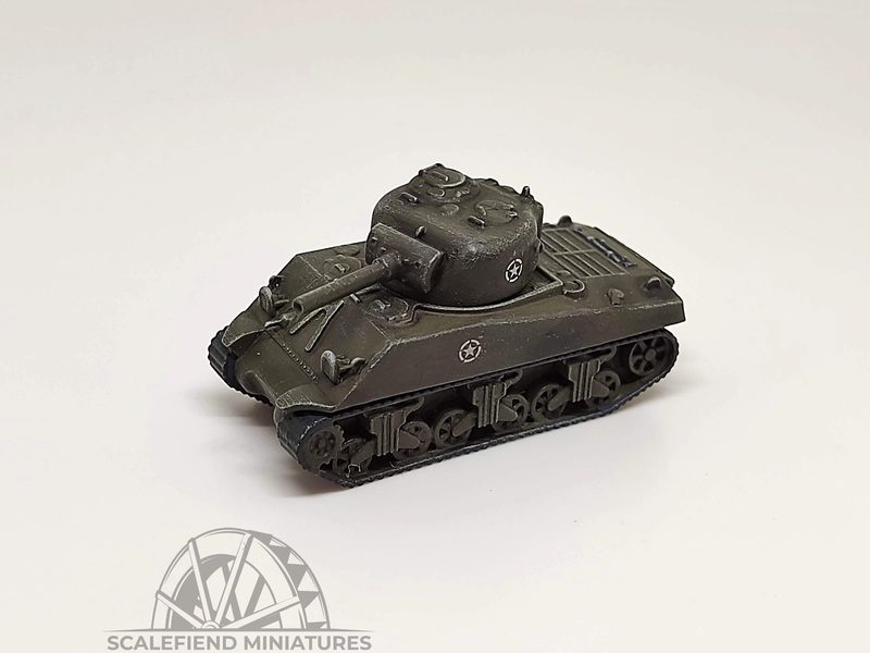 1/100 (15mm) M4A3 Sherman 105mm Tank