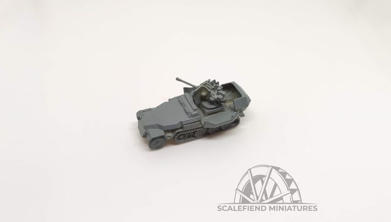 1/100 (15mm) Sdkfz 251-17 Ausf C Flak 28 half-track