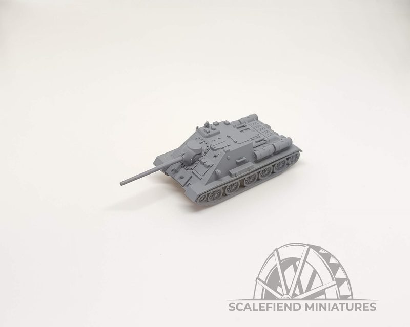 1/100 (15mm) Soviet SU-85 tank destroyer