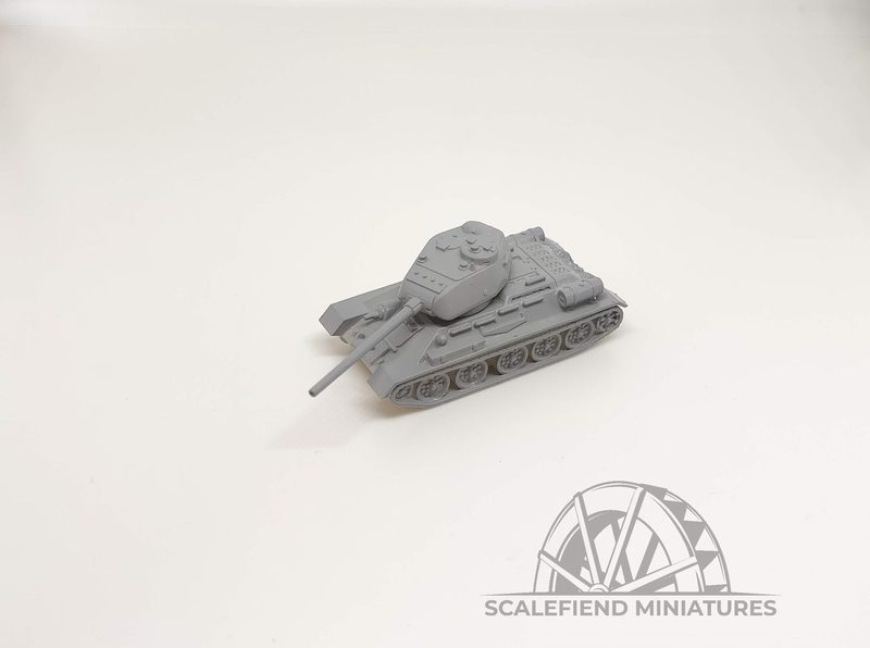 1/100 (15mm) Soviet T-34/85 tank