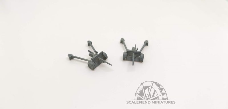 1/100 (15mm) US M3 37mm anti-tank gun x2