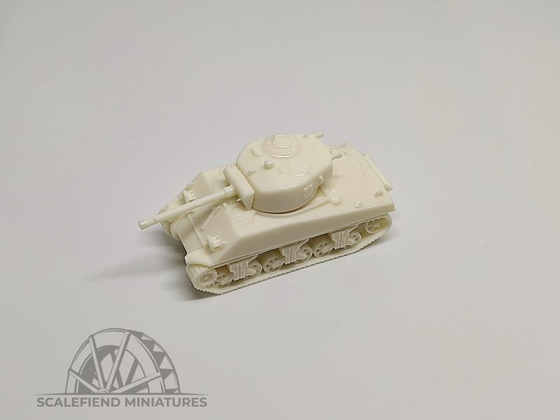 1/100 (15mm) US M4A3 76mm Sherman Tank