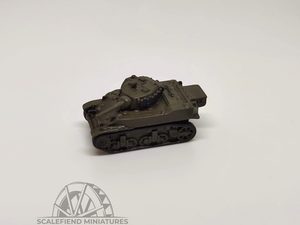 1/100 (15mm) US M5A1 Stuart Light Tank