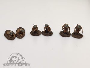 1/144 (12mm) WWII British  2-inch mortar teams (6 figures)