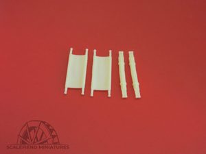 1/56 WWII stretchers - laid out and rolled up