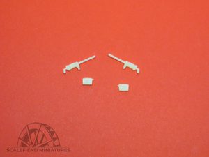 1/72 .30 cal US M1919 Browning machine gun /w vehicle mount x2