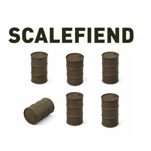 1/72 Barrels / Drums - set of 10