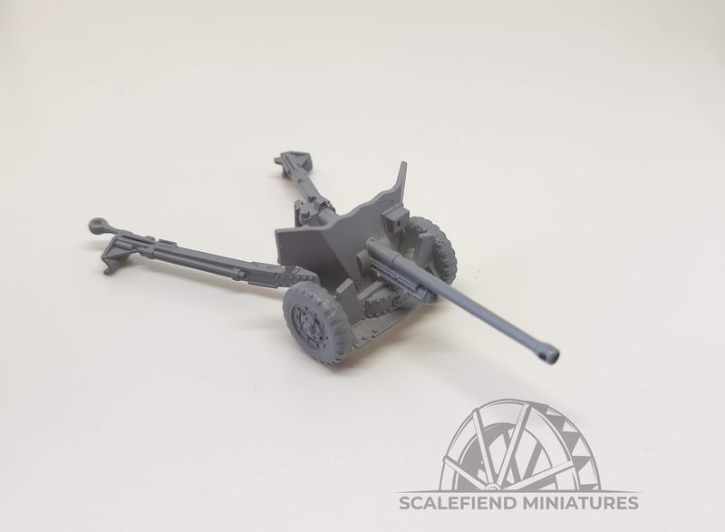 1/72 British 6 pounder anti-tank gun