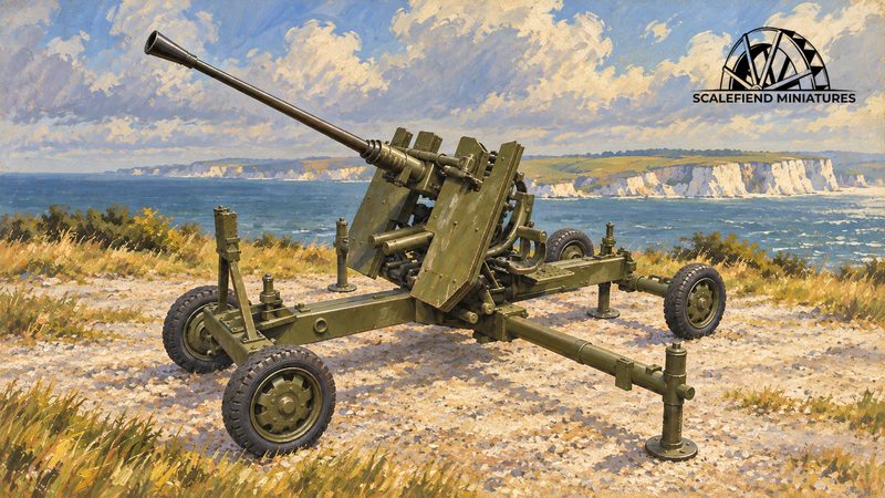 1/72 British Bofors 40mm L/60 AA gun