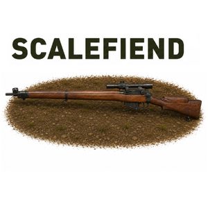 1/72 British WWII Lee-Enfield Scoped Sniper Rifle x4