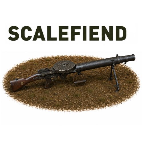 1/72 British WWII Lewis machine gun x5