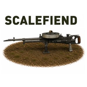 1/72 British WWII Vickers K machine gun x 5
